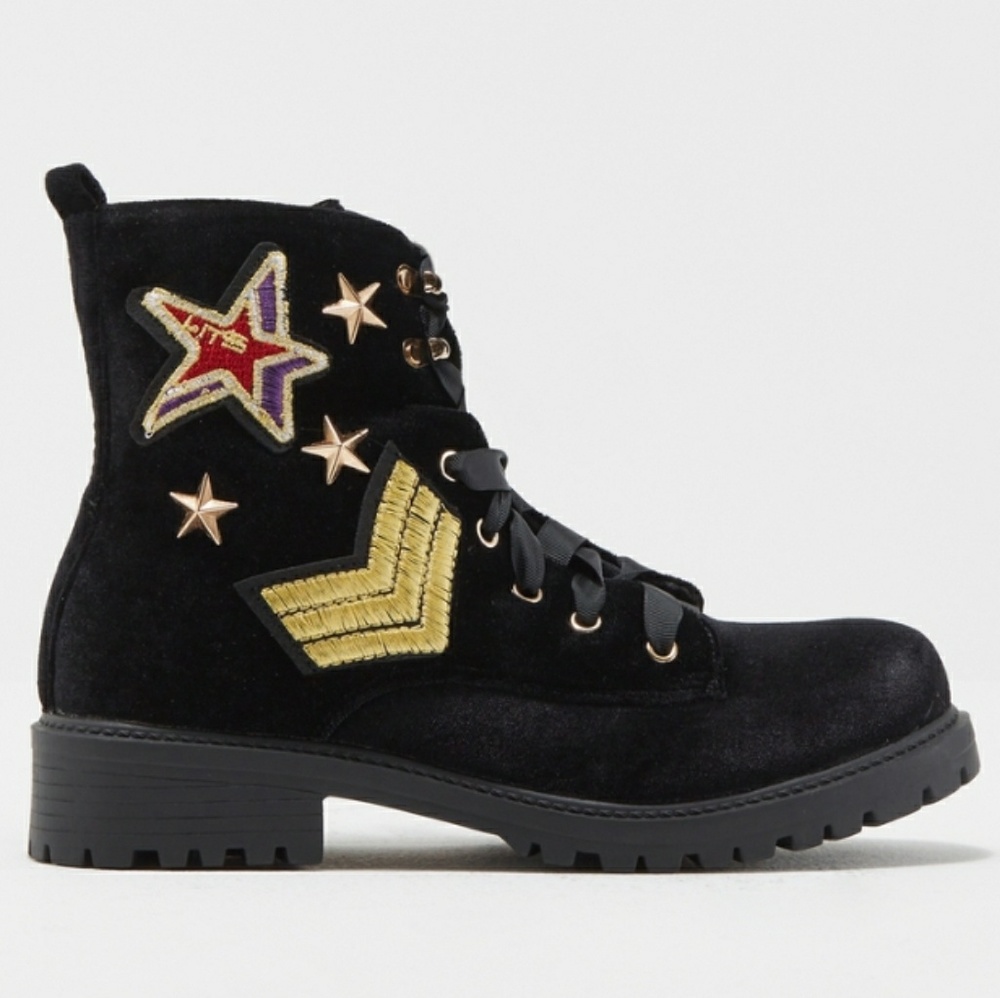 Black Suede  boots (never worn)
